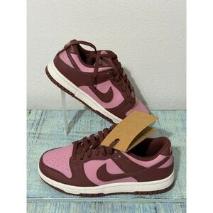 Nike Dunk Low Next Nature Women's Sneakers Size 7 Pink/Dark Pony New
